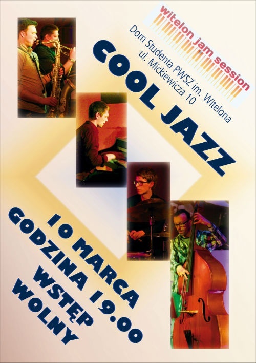 plakat imprezy cool jazz